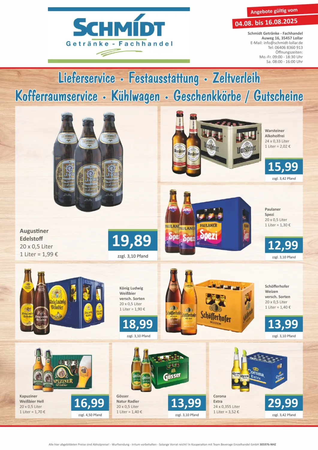 Getränkeabholmarkt von Getränkefachhandel Lollar GmbH - Pascal Baier Schmidt